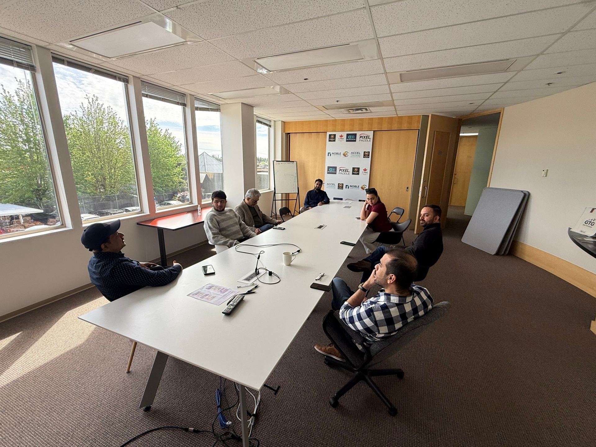 NIEIC team consulting with a Canadian business on AI and productivity solutions